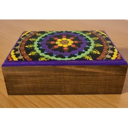 Holzschachtel violet