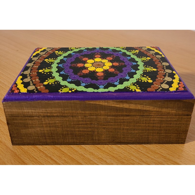 Holzschachtel violet