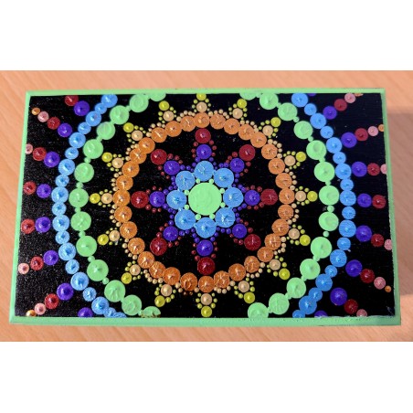 Holzschachttel grün