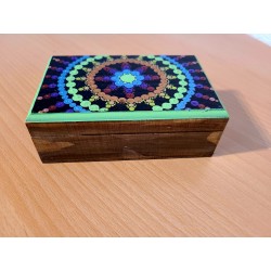 Holzschachttel grün