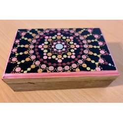 Holzschachtel rosa