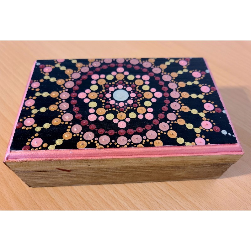 Holzschachtel rosa