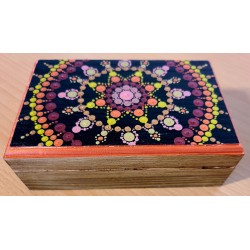 Holzschachtel orange